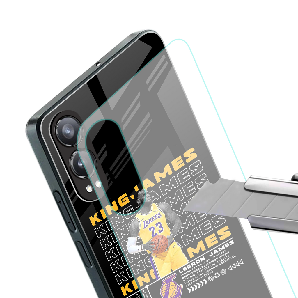 king james back phone cover | glass case for oneplus nord ce 4 lite