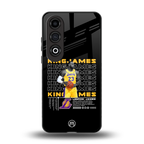 king james back phone cover | glass case for oneplus nord ce 4