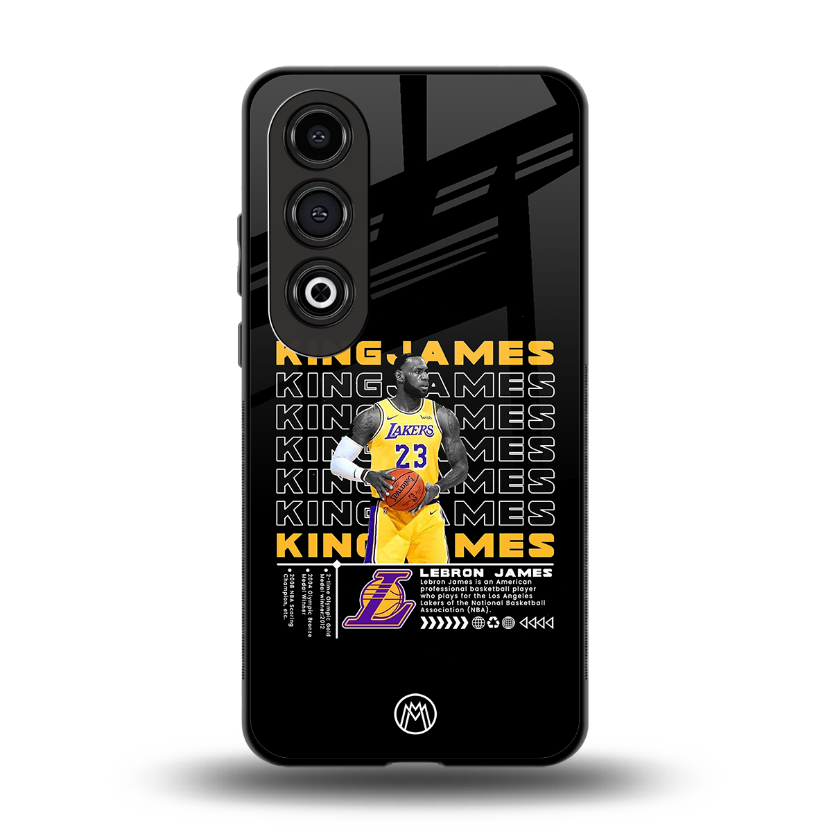 king james back phone cover | glass case for oneplus nord ce 4