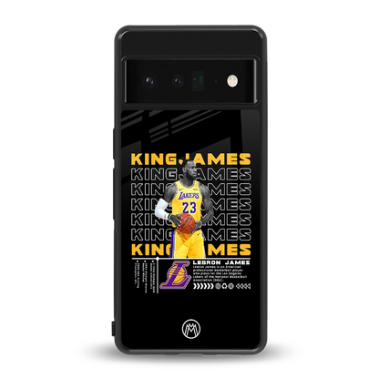 king james back phone cover | glass case for google pixel 6 pro