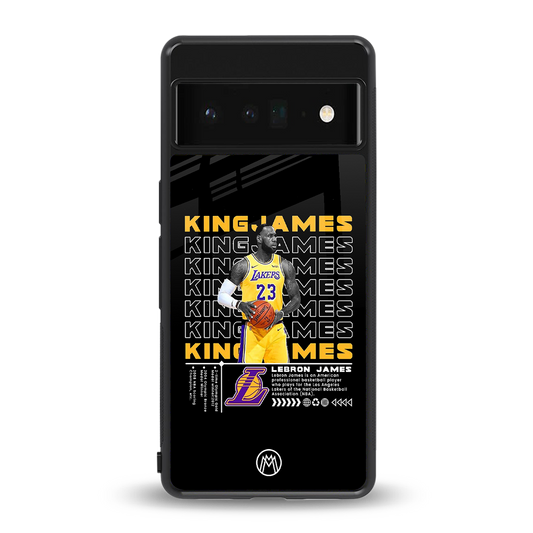 king james back phone cover | glass case for google pixel 6 pro