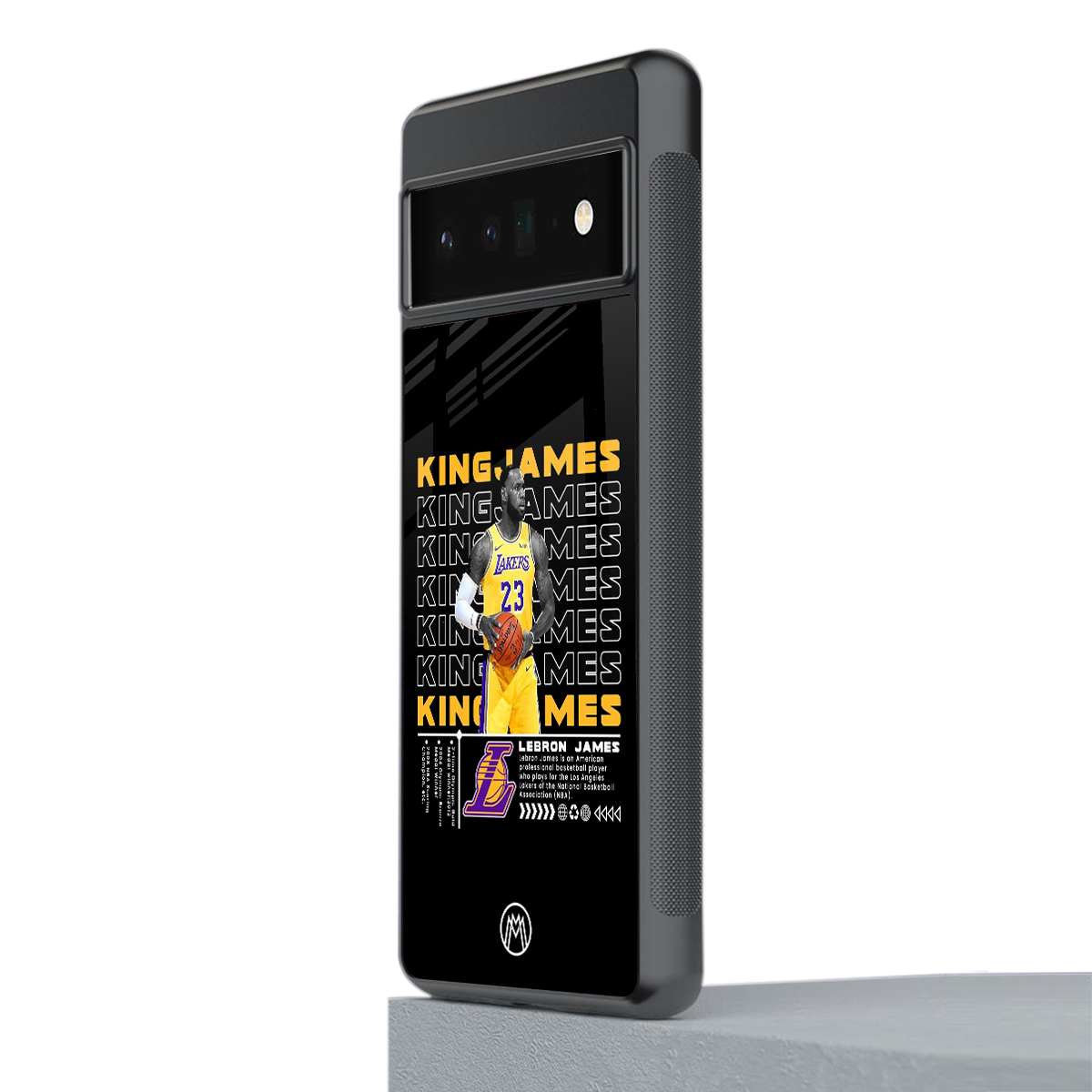 king james back phone cover | glass case for google pixel 6 pro