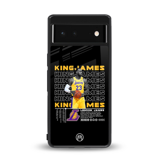 king james back phone cover | glass case for google pixel 6