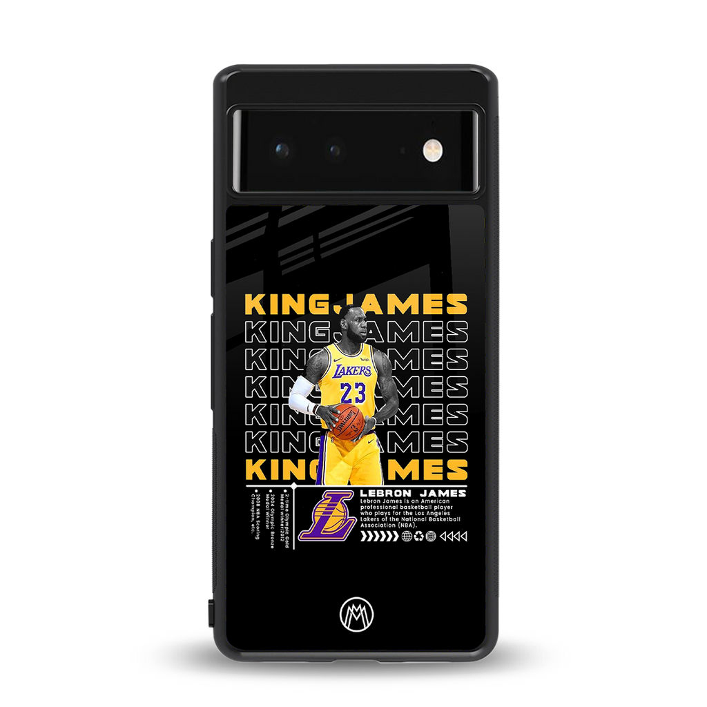 king james back phone cover | glass case for Google Pixel 6A