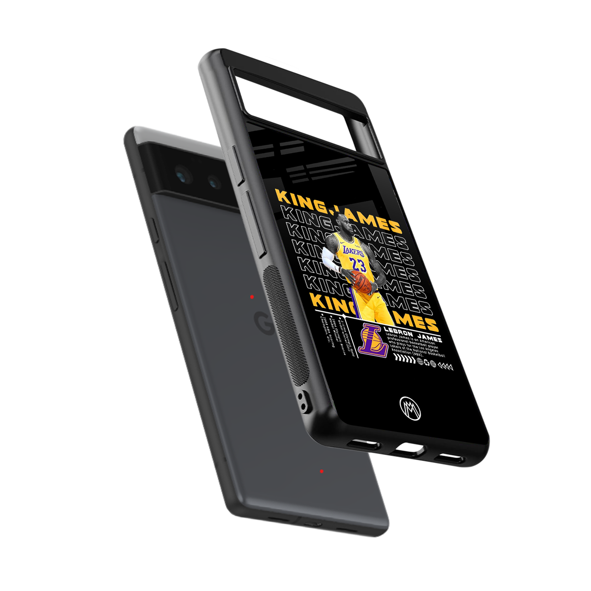 king james back phone cover | glass case for google pixel 6