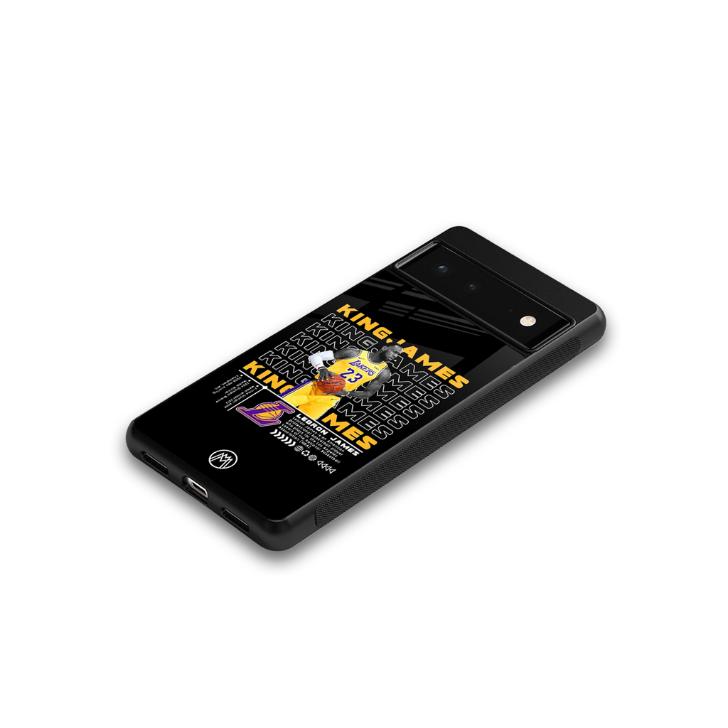 king james back phone cover | glass case for Google Pixel 6A