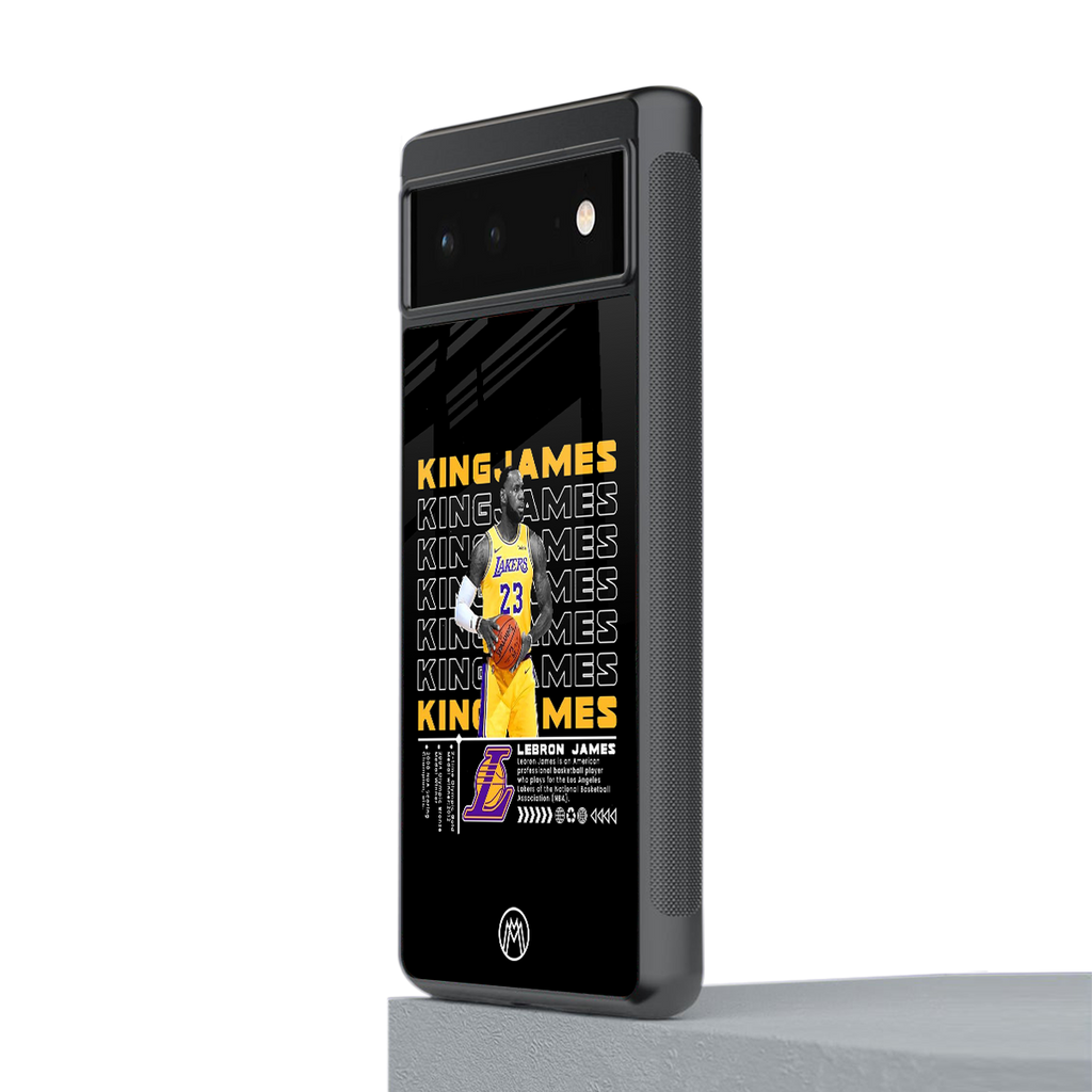 king james back phone cover | glass case for google pixel 6