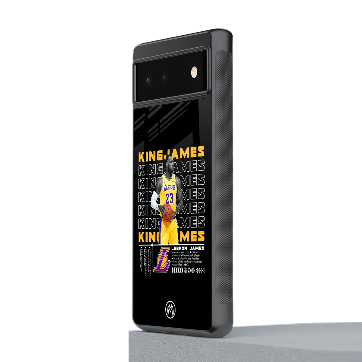 king james back phone cover | glass case for google pixel 6