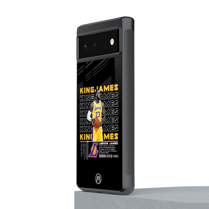 king james back phone cover | glass case for Google Pixel 6A