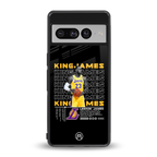 king james back phone cover | glass case for google pixel 7 pro