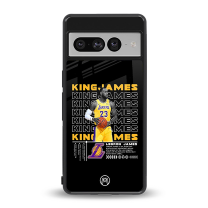 king james back phone cover | glass case for google pixel 7 pro