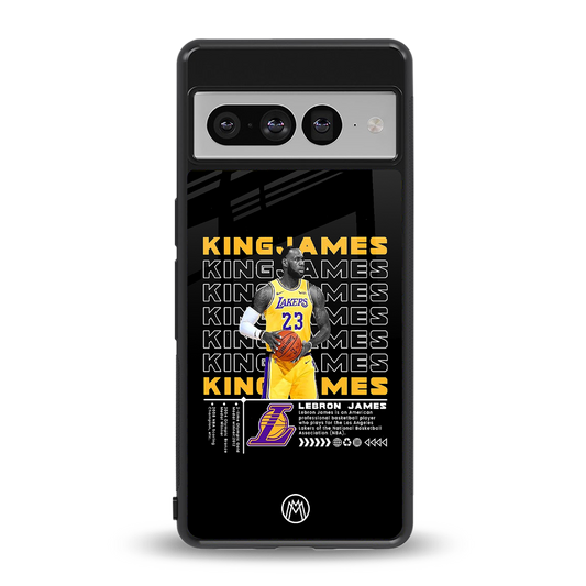 king james back phone cover | glass case for google pixel 7 pro