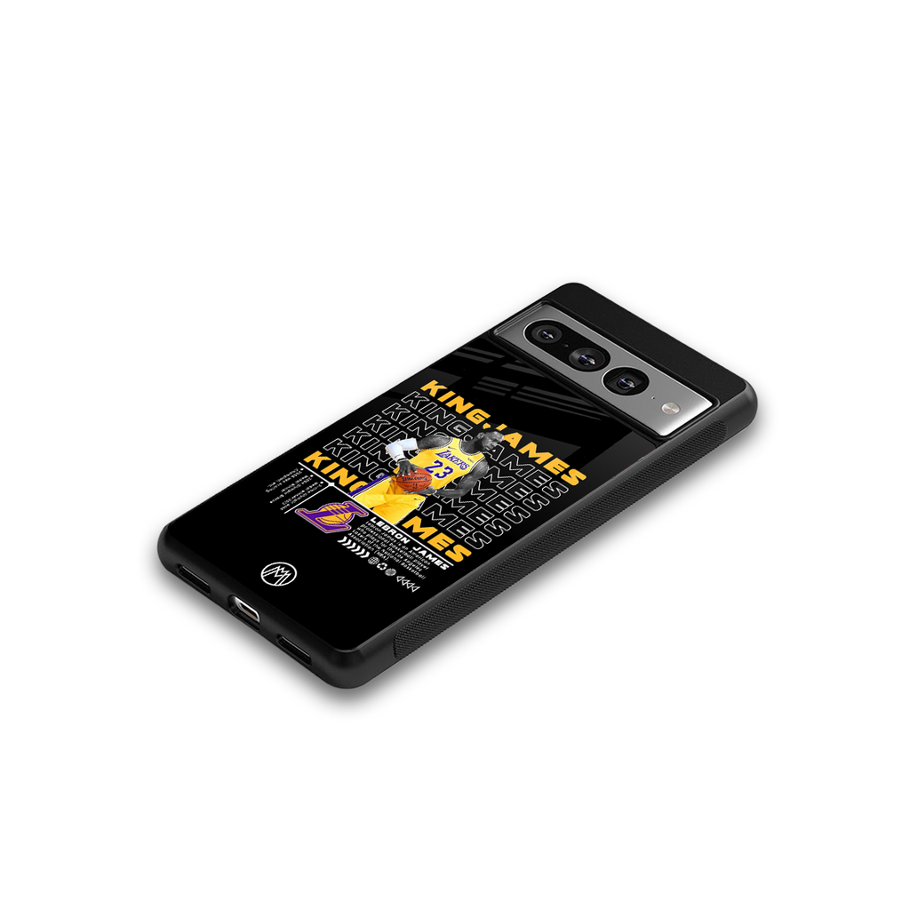 king james back phone cover | glass case for google pixel 7 pro