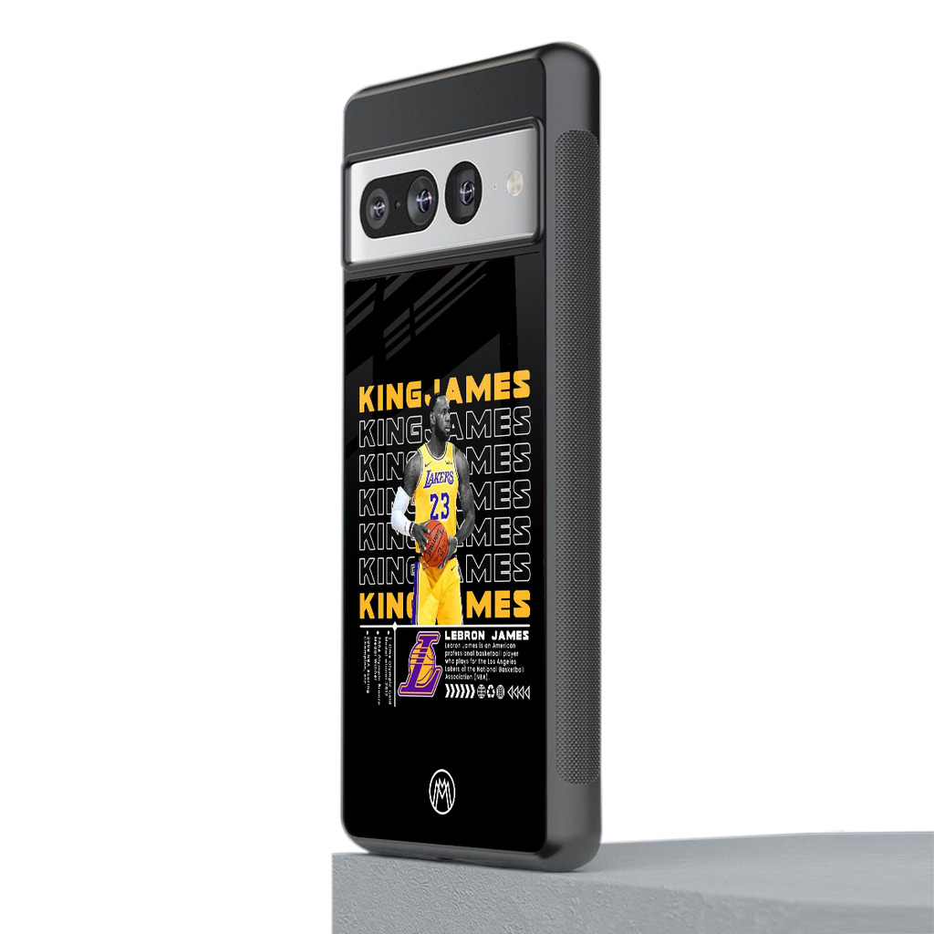 king james back phone cover | glass case for google pixel 7 pro