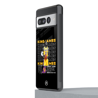 king james back phone cover | glass case for google pixel 7 pro