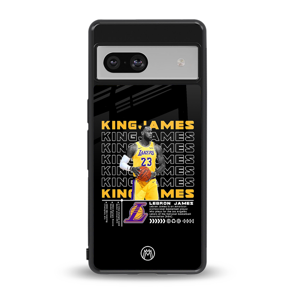 king james back phone cover | glass case for Google Pixel 7