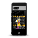 king james back phone cover | glass case for Google Pixel 7