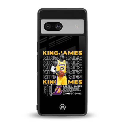 king james back phone cover | glass case for Google Pixel 7A