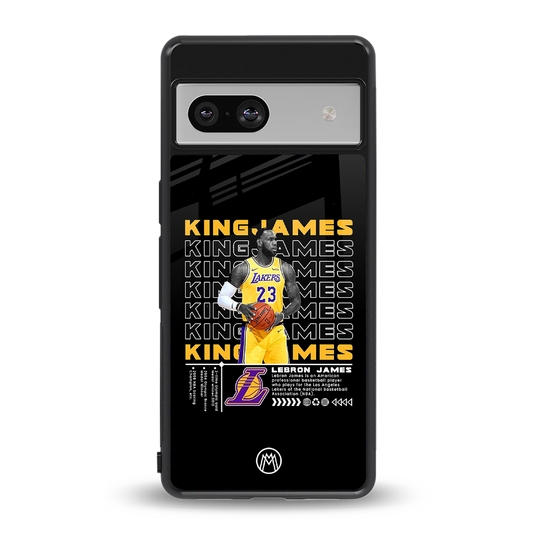 king james back phone cover | glass case for Google Pixel 7A