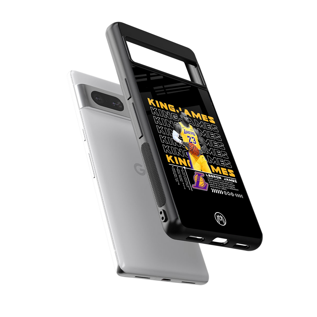 king james back phone cover | glass case for Google Pixel 7