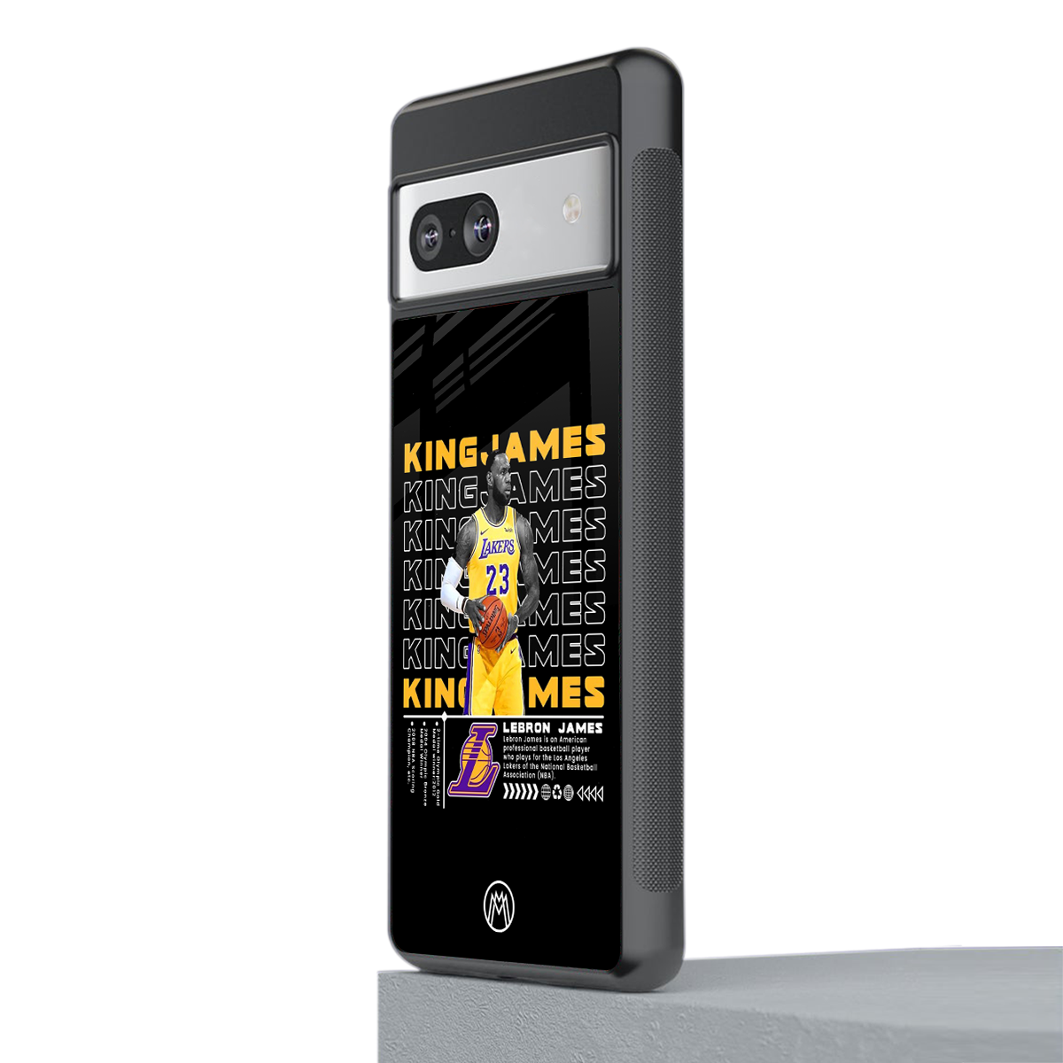 king james back phone cover | glass case for Google Pixel 7