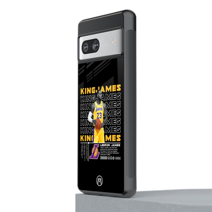 king james back phone cover | glass case for Google Pixel 7A