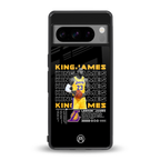 king james back phone cover | glass case for google pixel 8 pro