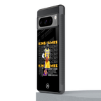 king james back phone cover | glass case for google pixel 8 pro