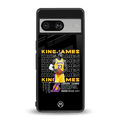 king james back phone cover | glass case for Google Pixel 8