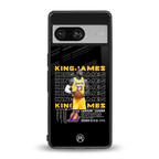 king james back phone cover | glass case for Google Pixel 8