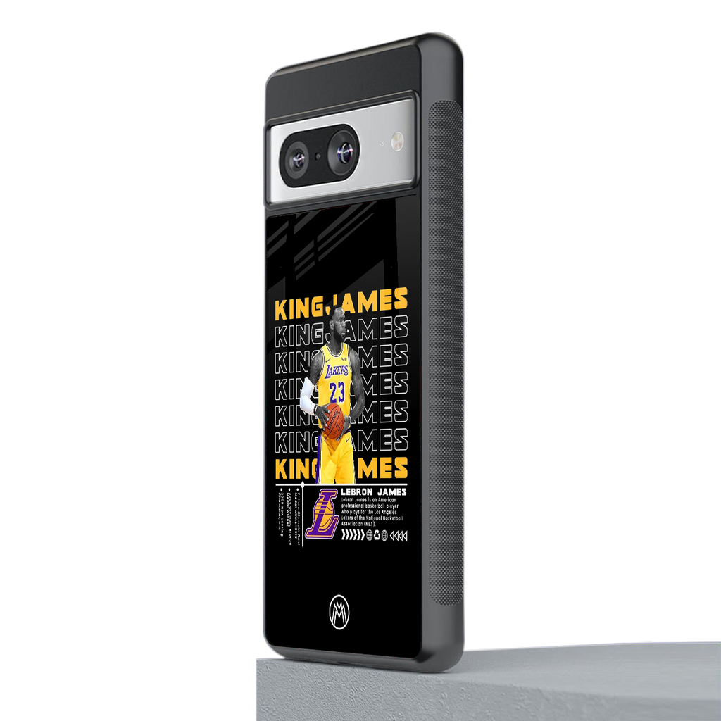 king james back phone cover | glass case for Google Pixel 8