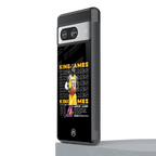 king james back phone cover | glass case for Google Pixel 8