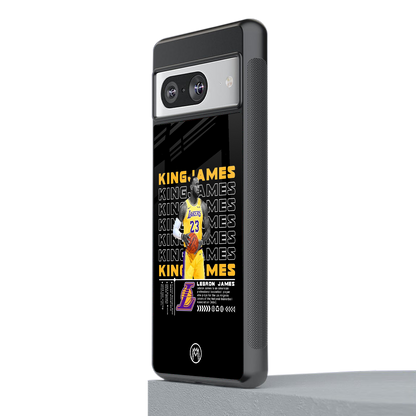 king james back phone cover | glass case for Google Pixel 8