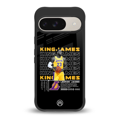 king james back phone cover | glass case for google pixel 9