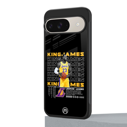 king james back phone cover | glass case for google pixel 9