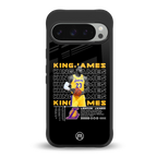 king james back phone cover | glass case for google pixel 9 pro