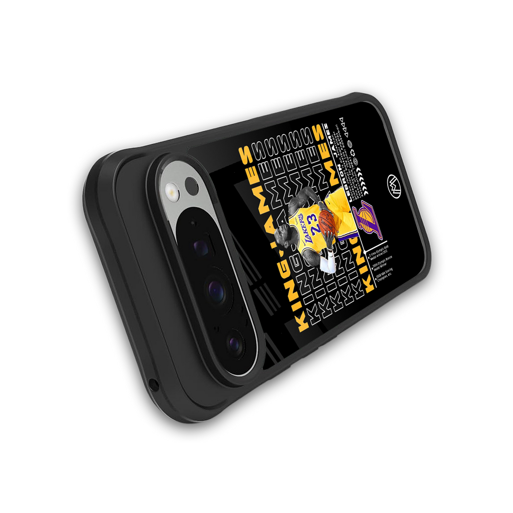 king james back phone cover | glass case for google pixel 9 pro
