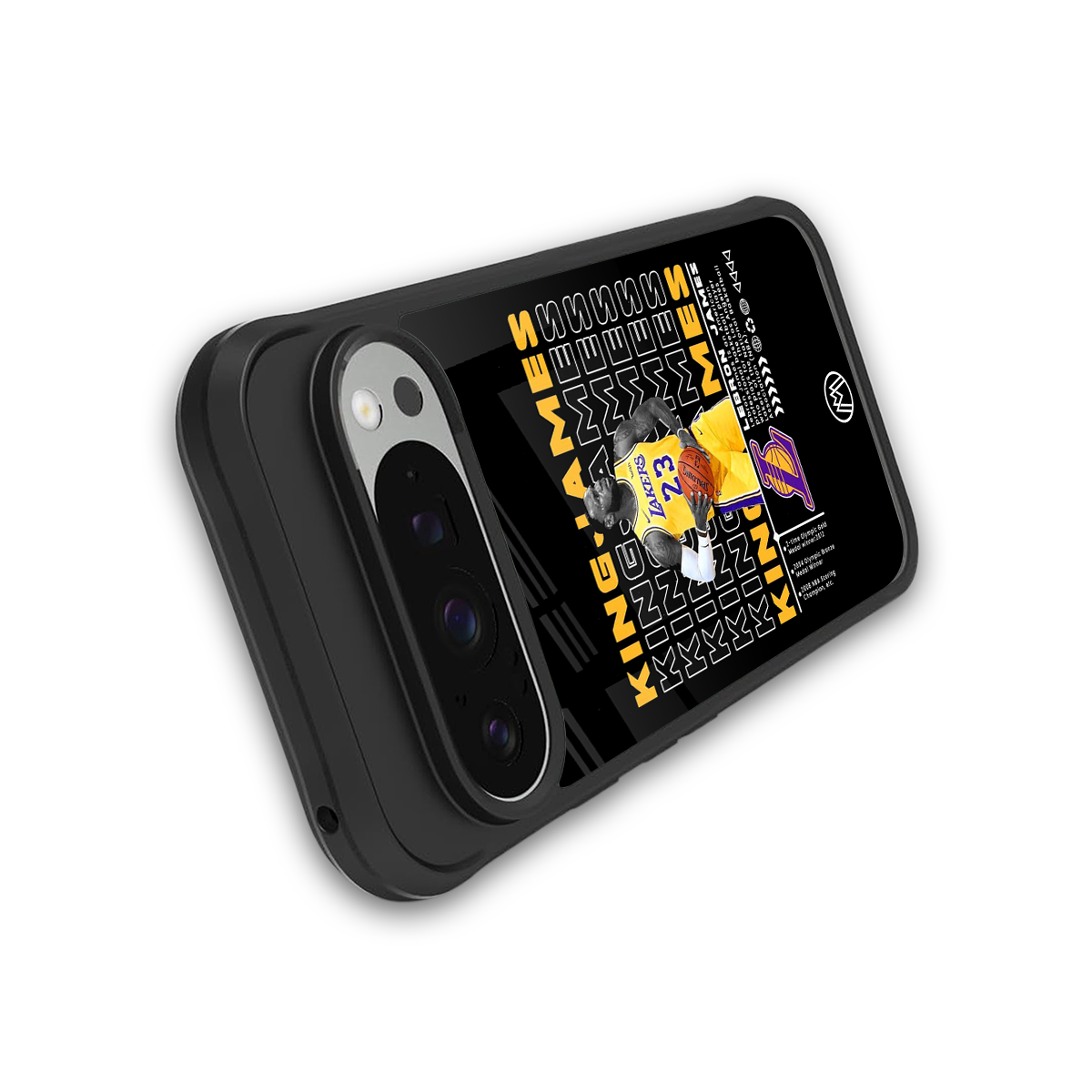king james back phone cover | glass case for google pixel 9 pro