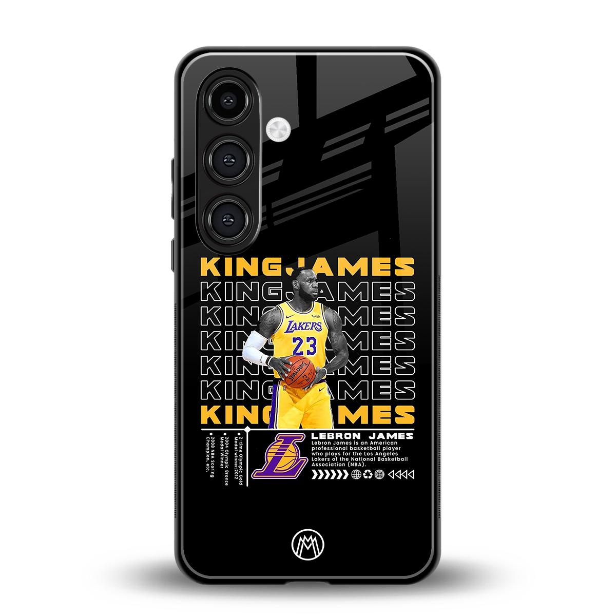 king james back phone cover | glass case for samsung galaxy s24 plus