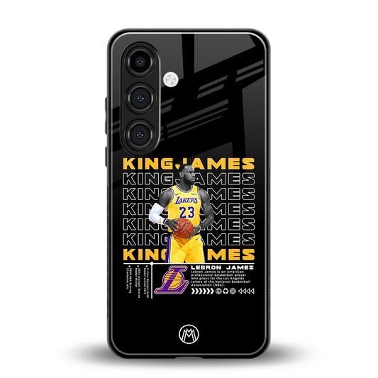 king james back phone cover | glass case for samsung galaxy s24 plus