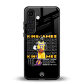 king james back phone cover | glass case for samsung galaxy s25 plus