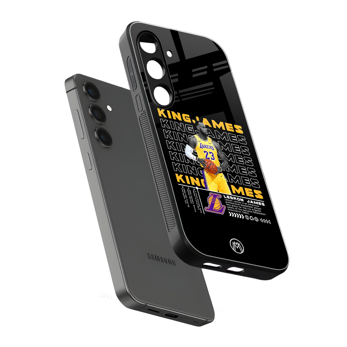 king james back phone cover | glass case for samsung galaxy s24 plus