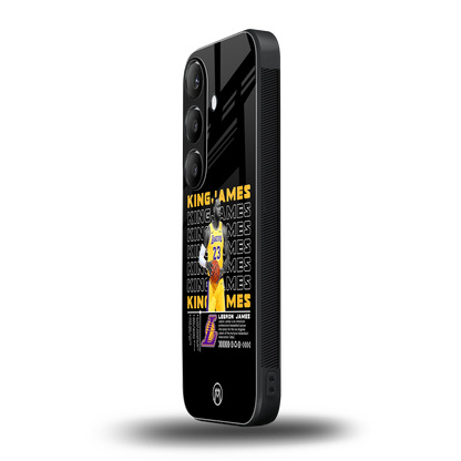 king james back phone cover | glass case for samsung galaxy s24 fe