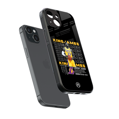 king james back phone cover | glass case for iphone 15