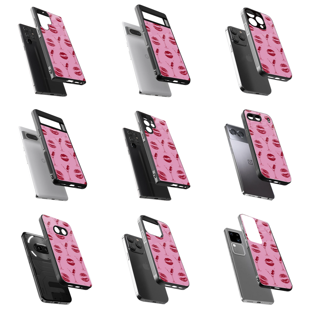 Durable Glass Back Mobile Case for iPhone, Samsung, OnePlus, Google Pixel, Redmi, Vivo, Oppo