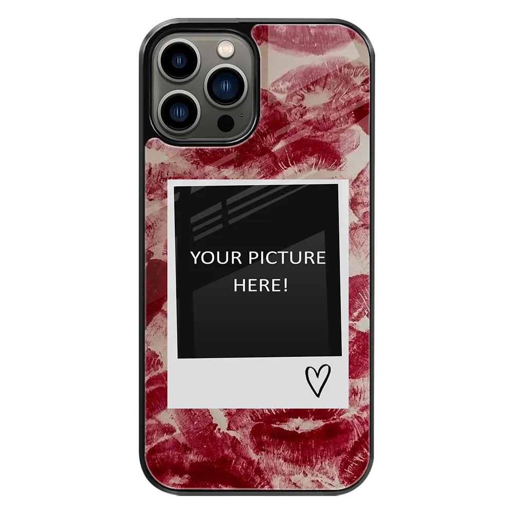 Polaroid Personalised Glass Phone Case