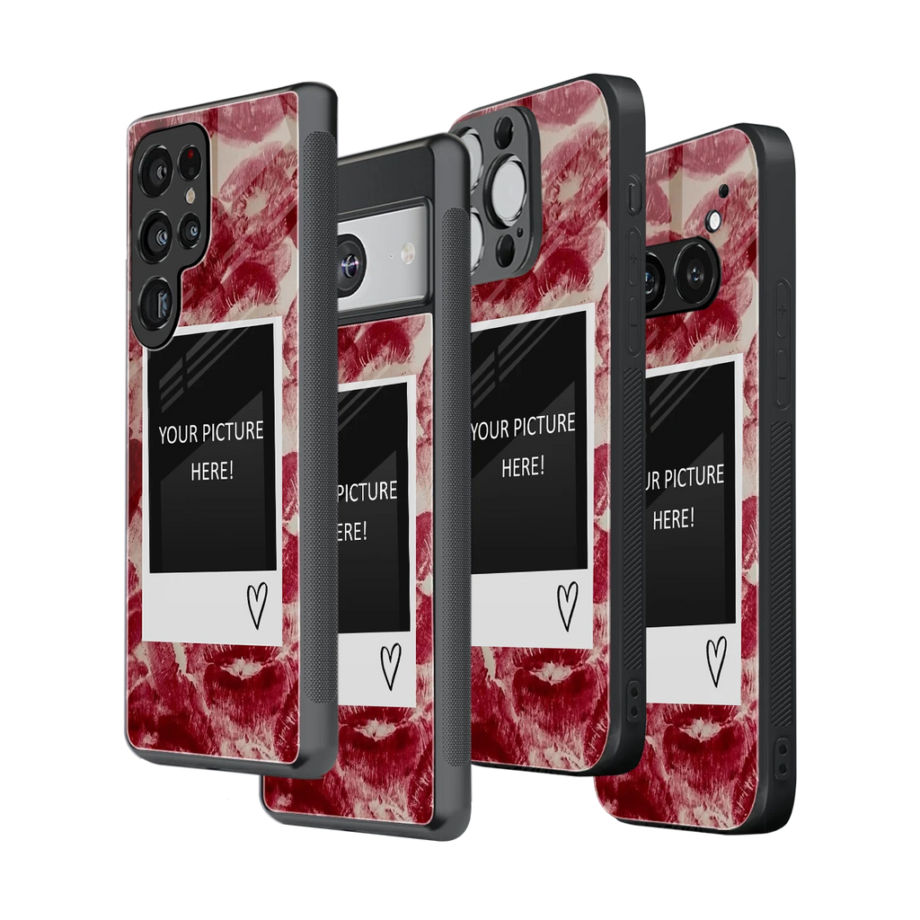 Polaroid Personalised Glass Phone Case