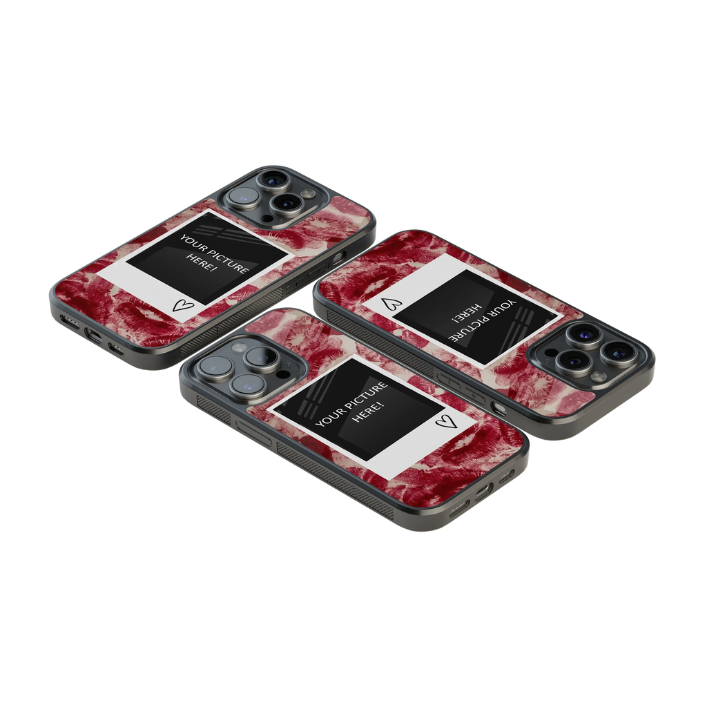 Polaroid Personalised Glass Phone Case