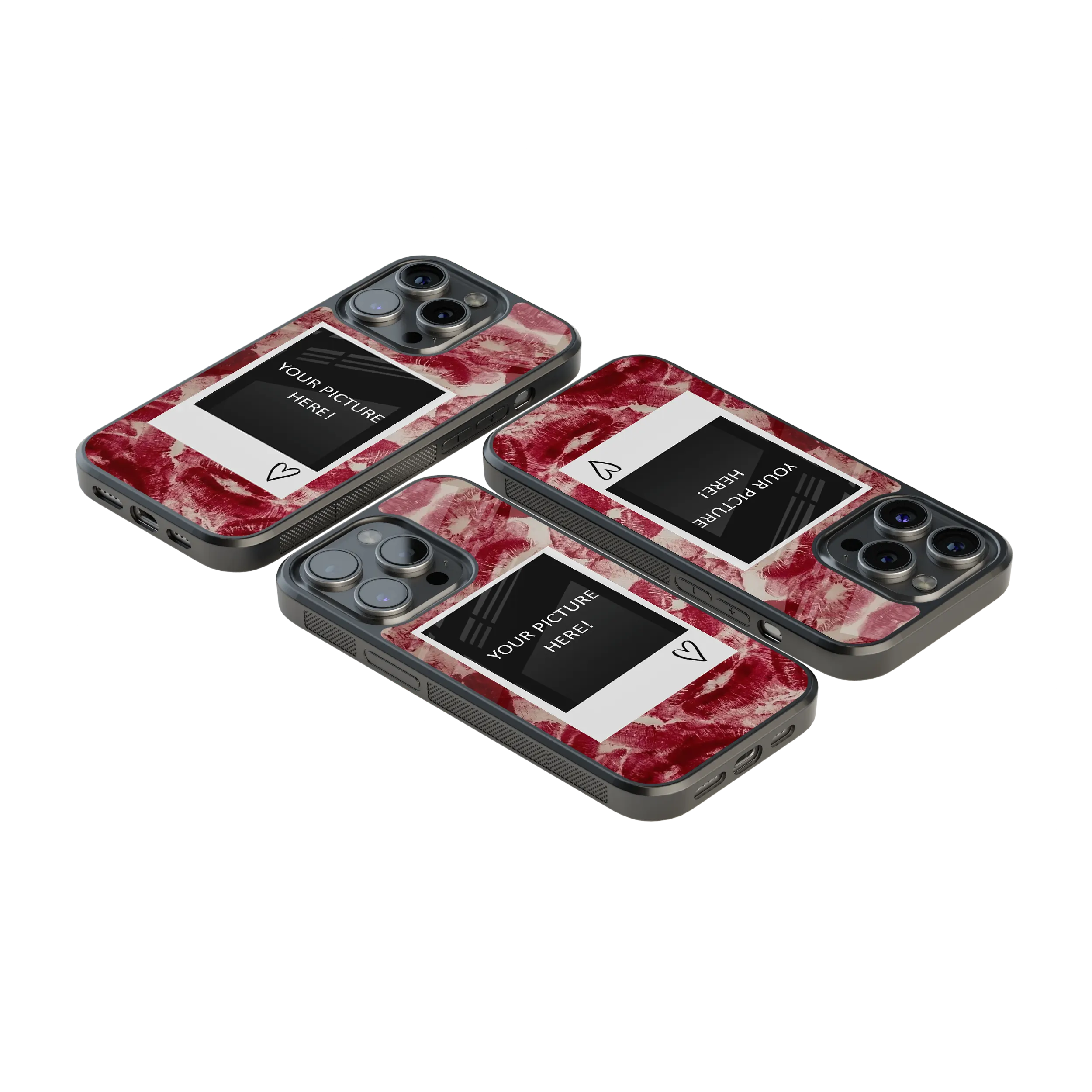 Polaroid Personalised Glass Phone Case