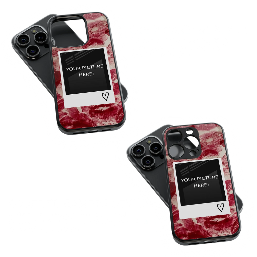 Polaroid Personalised Glass Phone Case